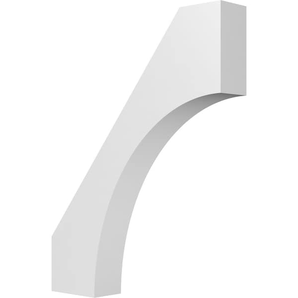 Ekena Millwork 4-in. W x 22-in. D x 28-in. H Westlake Architectural Grade PVC Knee Brace BRCP04X22X28WTL - main